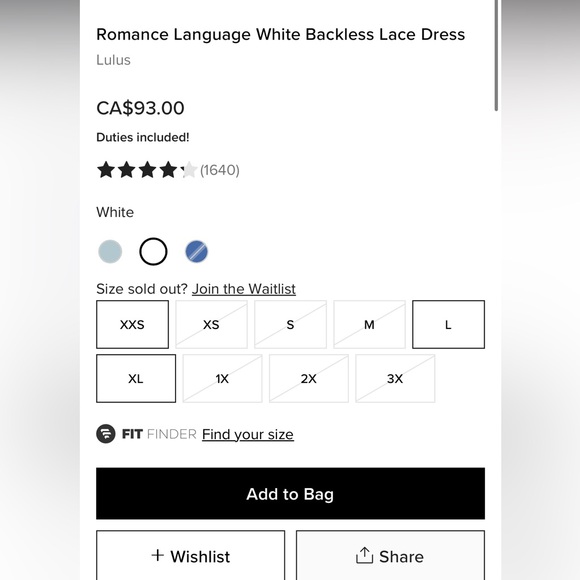 Lulus Romance Language White Backless Lace Dress - Picture 3 of 4